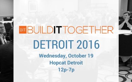 Announcing Build IT Together Detroit 2016