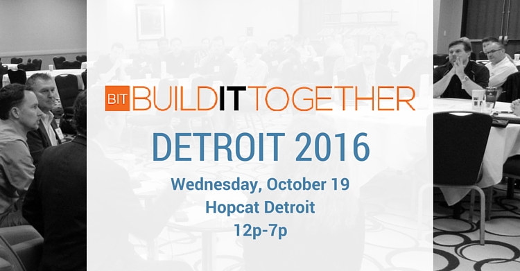 Announcing Build IT Together Detroit 2016